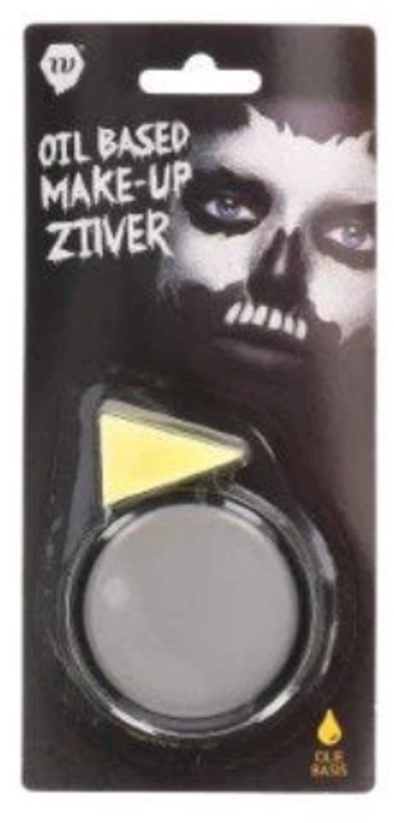 Schmink - grijs/zilver - oil based - 5gram - chirz