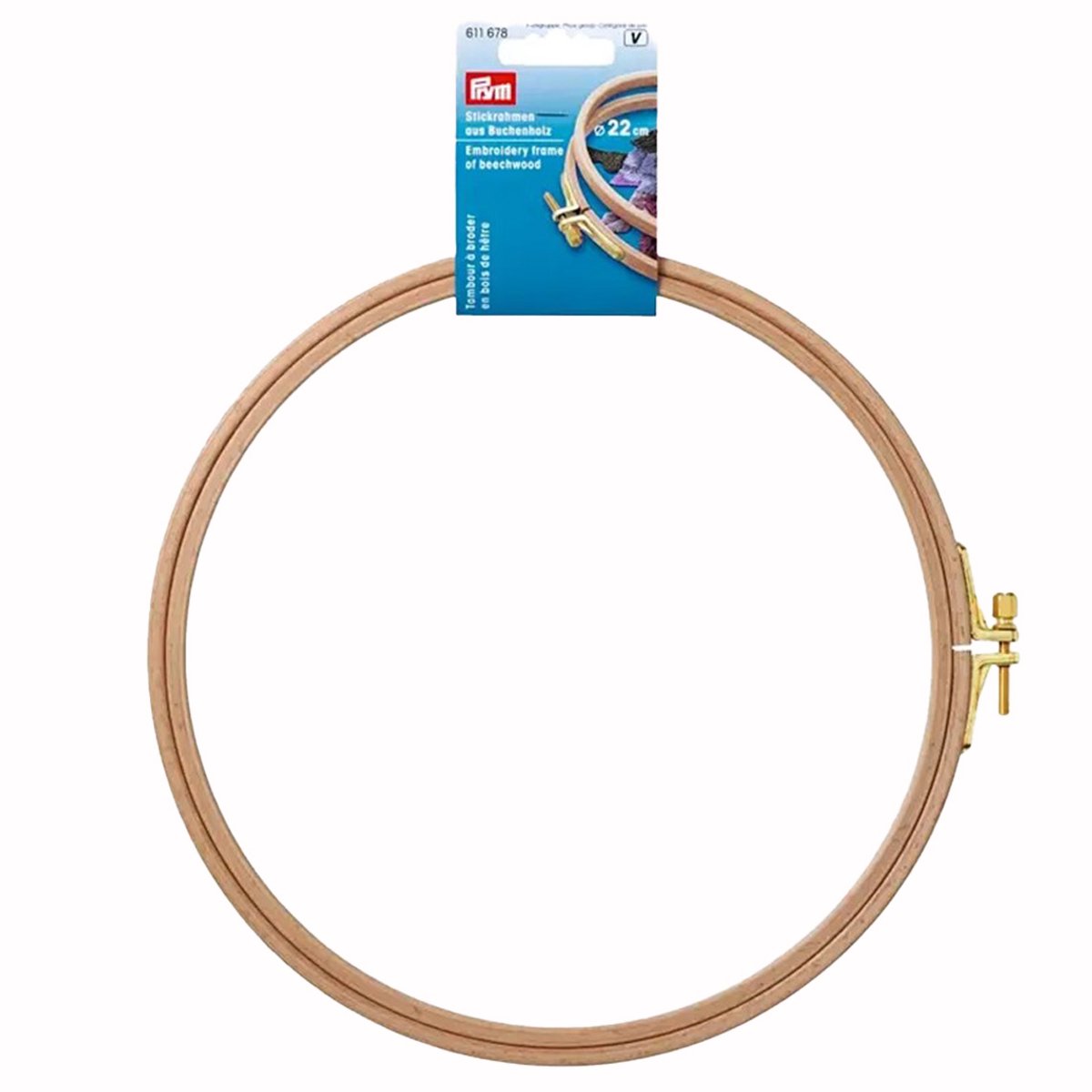 Borduurring hout 22 cm - Prym