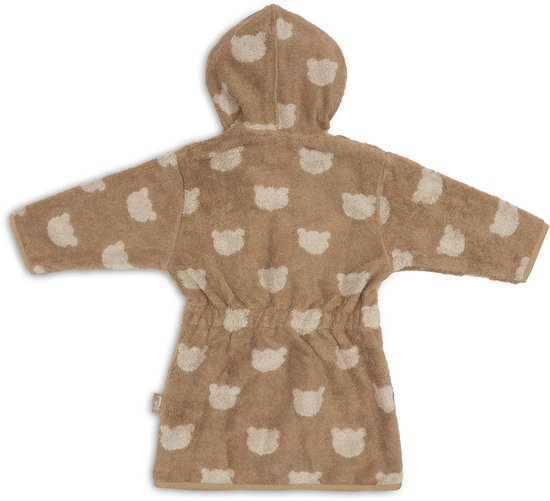 Jollein Badjas - 100% Badstof - 1-2 jaar - Jacquard - Teddy Bear van Merkloos — afbeelding 2