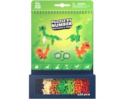 Plus-Plus Activity Pad Dinosaurs – 4347 – Bouwspeelgoed – Constructiespeelgoed – Set met bouwstenen – Vanaf 5 jaar