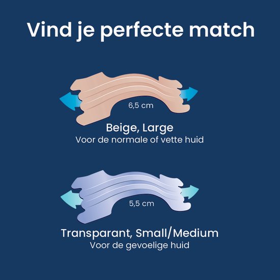 Breathe Right Anti Snurk Neusstrips - Neusspreider - Neuspleisters - Normale Huid - Large 30 stuks - Huidskleurig - Goede Nachtrust - Huidvriendelijk - Ideaal bij Verkoudheid en Allergieën