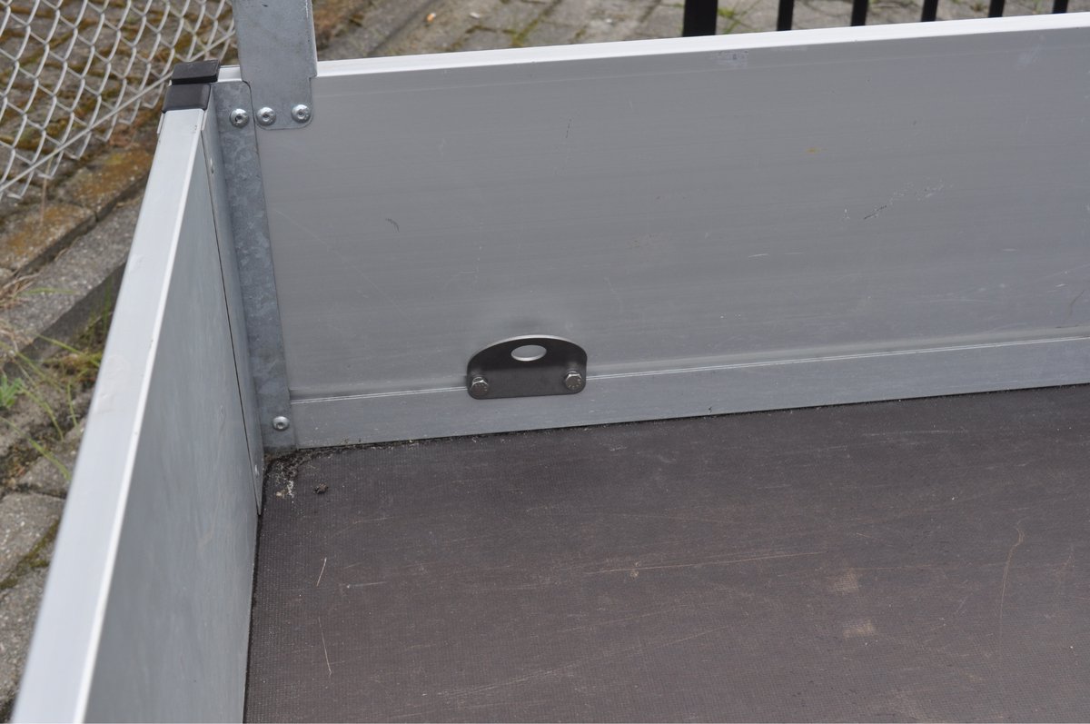 Sjoroog 90x74 mm - inclusief tegenstuk 90x18x6 mm - geschikt voor Anssems aanhanger - set van 4 stuks – foto 2