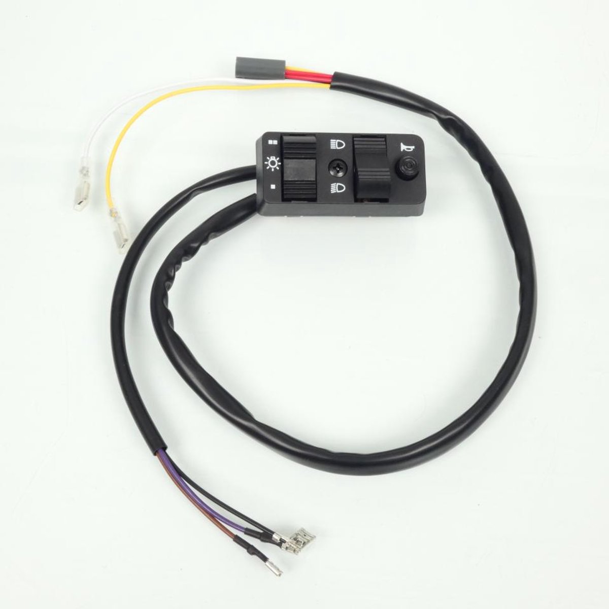 Commodo éclairage gauche Siem pour scooter Piaggio 100 Vespa PK S 1982 à 1985