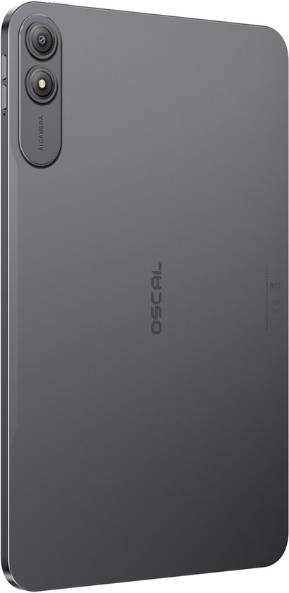 OSCAL Pad 200 Tablet - 24GB RAM - 128GB ROM - 13.4 Inch Full HD - 8300mAh AI Tablet - Android 16 - Met Toetsenbord(QWERTY), Beschermhoes, Muis, Stylus - Zwart