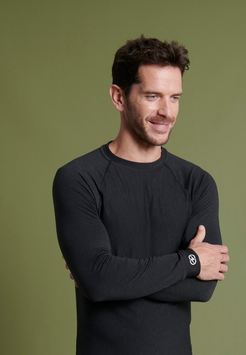 Damart - T-shirt met ronde hals, Comfort Thermolactyl® 3, heren - Heren - Zwart - (94-101) M