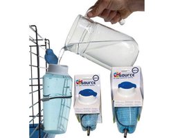 cocapet® drinkfles voor konijnen en ... by savic - 1000 ml - kan bovenaan bijgevuld worden - makkelijk