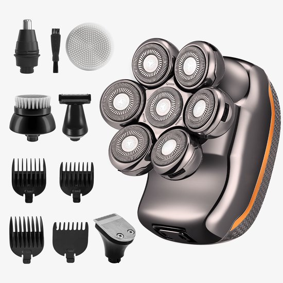Scheerapparaat Mannen 7-in-1 - Pro Skull Shaver - Hoofd - Scheerapparaat - €34,95