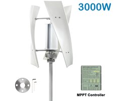 Milova Windmolen - Windenergie - Windmolen generator - Voor thuisgebruik - 3000W - Windturbine - 48V - Groene energie - Energiebron