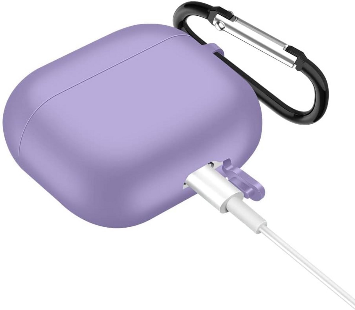 Siliconen Beschermhoes voor AirPods 3 - Gele Cover en Tas