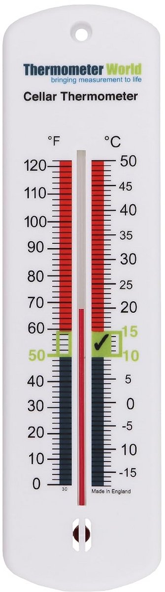 Thermometer voor Bier- en Wijnkelder - Nauwkeurige Temperatuurmeting