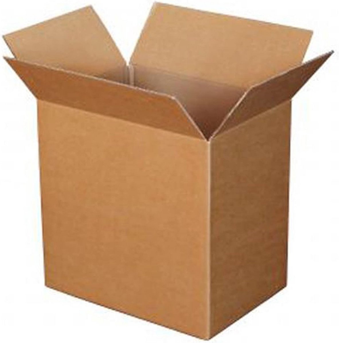 40 Verhuisdozen Kubus Dubbele Golf Karton 25x25x25 cm - Sterk en Duurzaam
