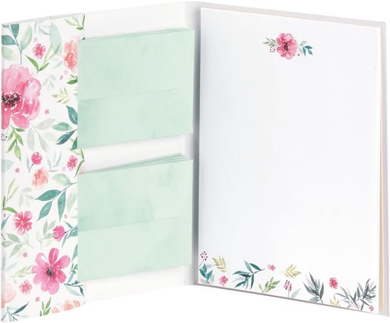 Eucalyptus Briefpapier Set – DIN A5 Met 20 Vellen En 10 Enveloppen C6, Wit Met Eucalyptusprint, 90 G/m², FSC-gecertificeerd