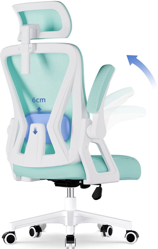 Hiaonyx Ergonomische Bureaustoel met - Hiaonyx - €99,99