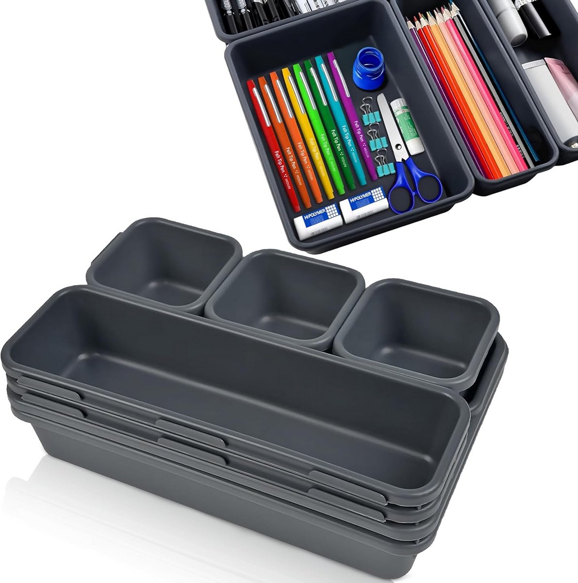 Verstelbare Lade-Organizer voor Keuken, Bureau en Badkamer