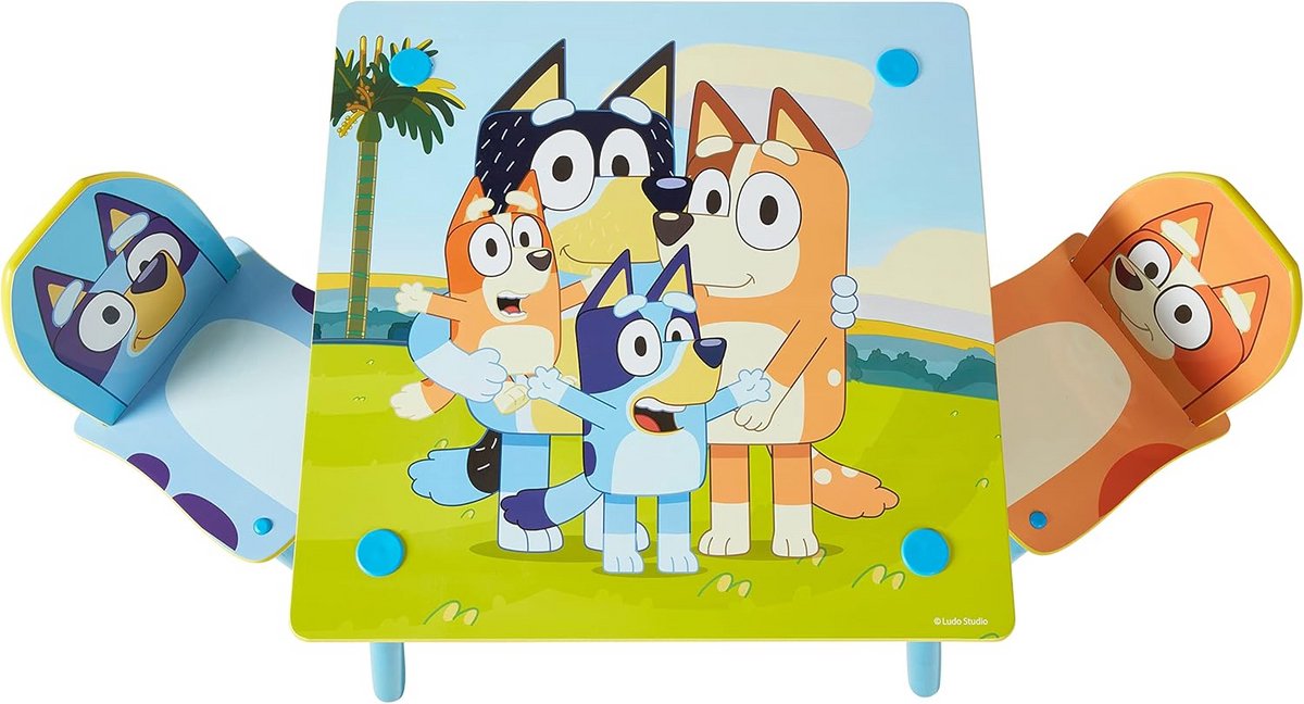Kindertafel met 2 Stoelen Set - Perfect voor Kleuren en Spelen