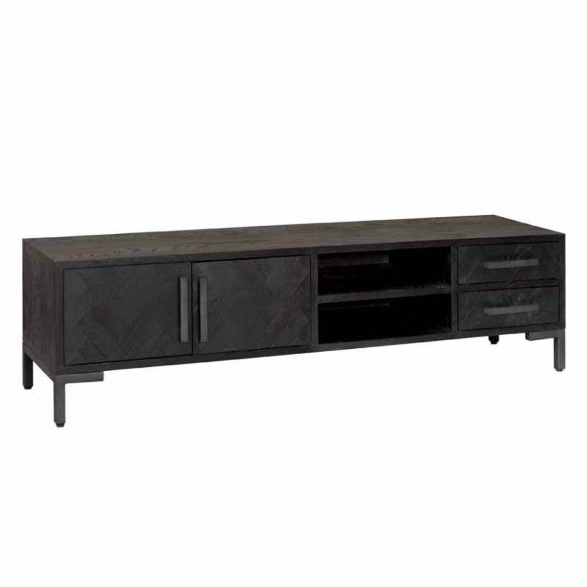 Tower Living Ziano tv-meubel - 185 cm - zwart