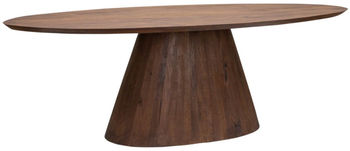 Tower Living Eettafel Premana - Ovaal Bruin Hout - 260x120x77cm