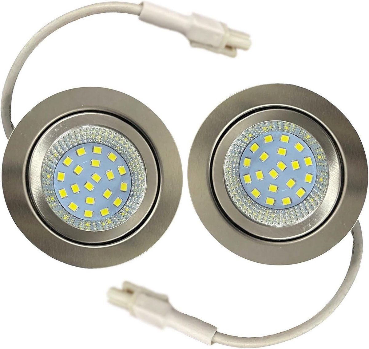 2 Stuks LED Verlichting voor Afzuigkap 2.5W Warm Wit 3000K Spaarlamp Equivalent