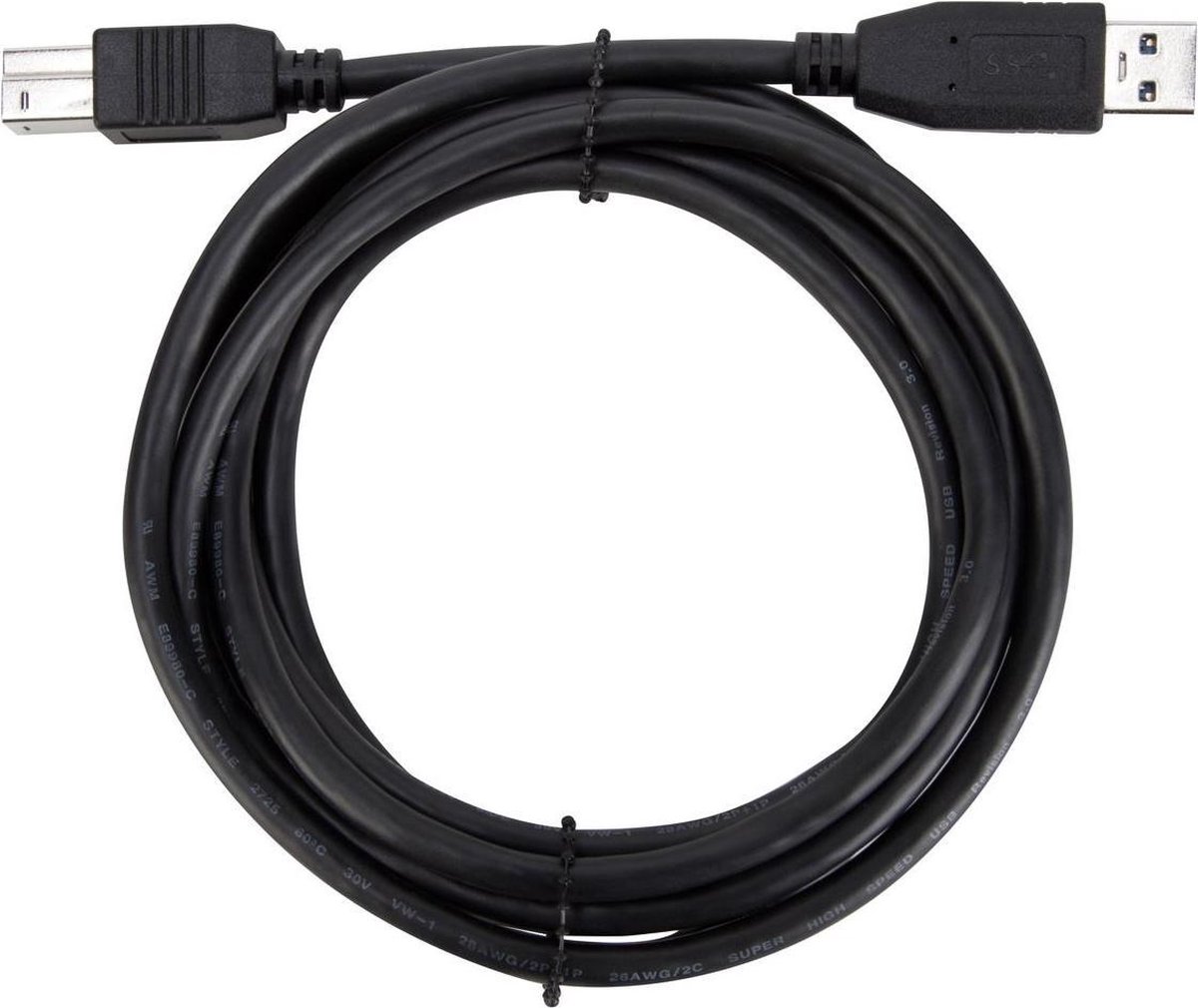 Targus USB 3.0 A naar USB 3.0 B kabel M/M 1.83m