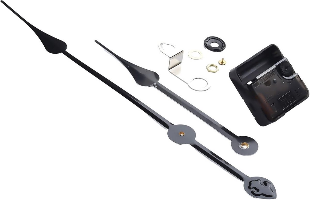 Stil Klokmechanisme Vervangingsset voor Grote Wandklokken tot 60cm - DIY Uurwerk Reparatie Set