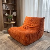 DESHVA Lazy Lounger Zitzak, bankovertrek, ultrazachte teddy-stof, hoge rugleuning, zitzak, opslag, stoelhoes, zonder vulstof, roze DESHVA Lazy Lounger Zitzak, bankovertrek, ultrazachte teddy-stof, hoge rugleuning, zitzak, opslag, stoelhoes, zonder vulstof, roze
