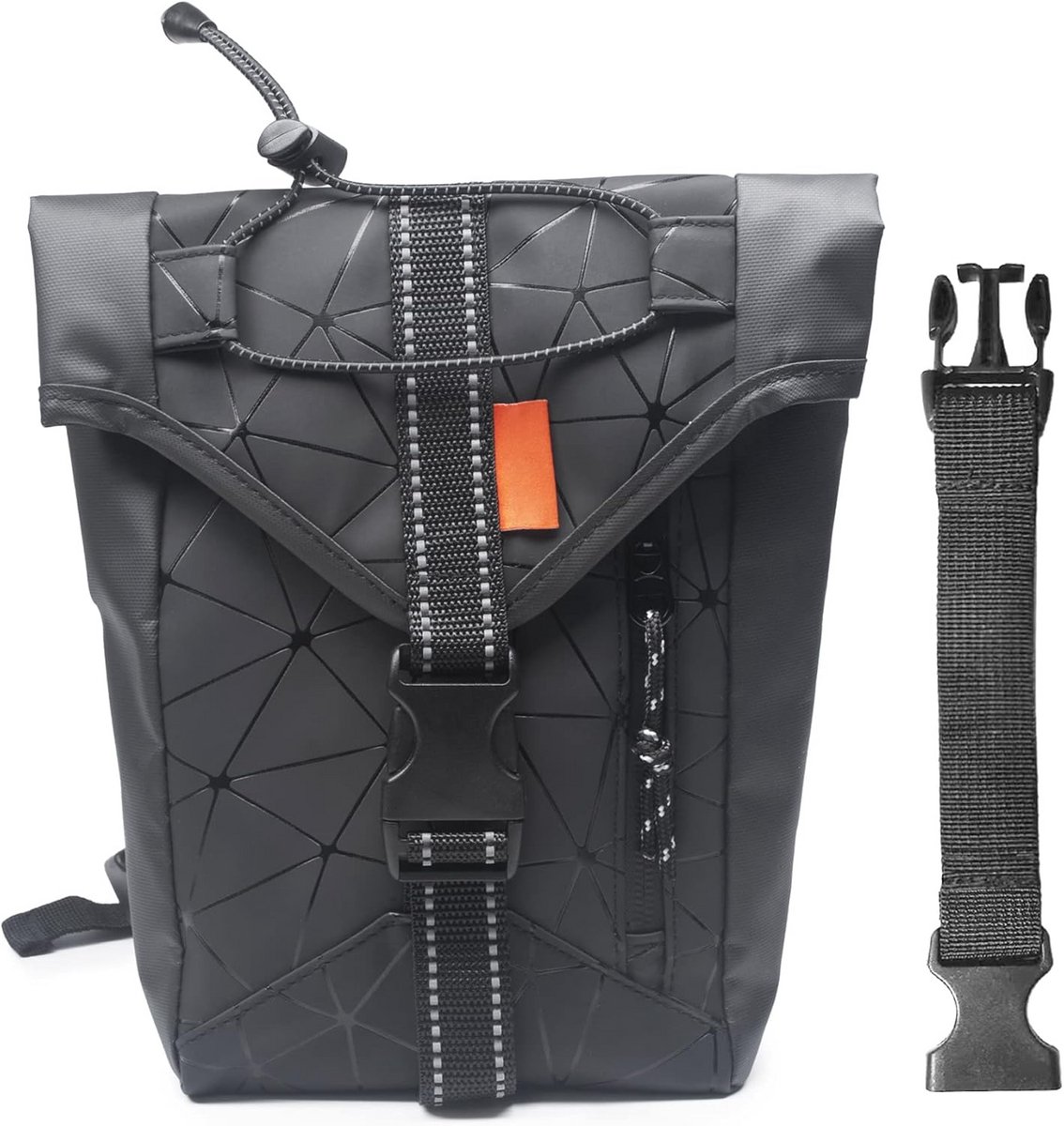Waterdichte Been Zaktas - Motorfiets Tas - Outdoor Activiteiten - Verstelbare Riemen - 2 Liter Capaciteit - Zwart