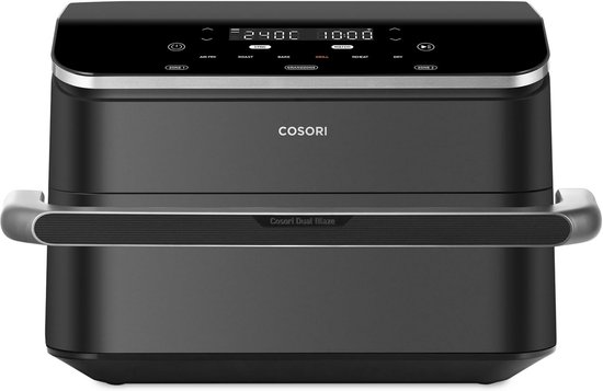 Luchtfriteuse 10 Liter 8-in-1 met Dubbele Mand 2x5L en Wifi - Twee aparte programma's