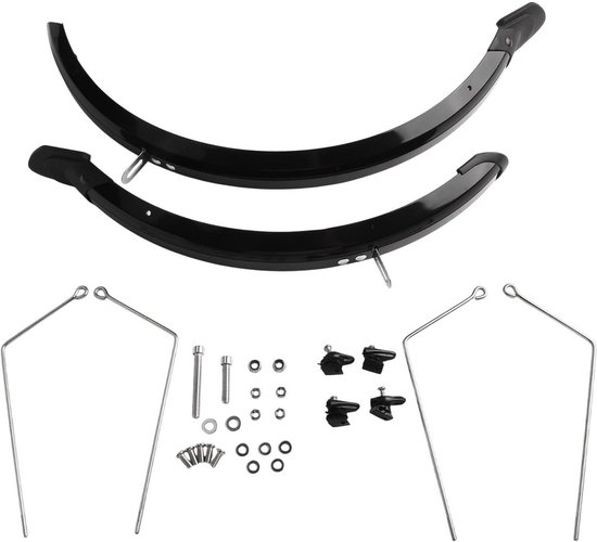 Necdeol V-rem Complete Set – Voor & Achter – Aluminium – Incl. Kabels & Hendels – Universeel Voor MTB, Racefiets & BMX