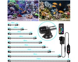 Waterdichte RGB LED duikverlichting aquarium 13,2W met timer