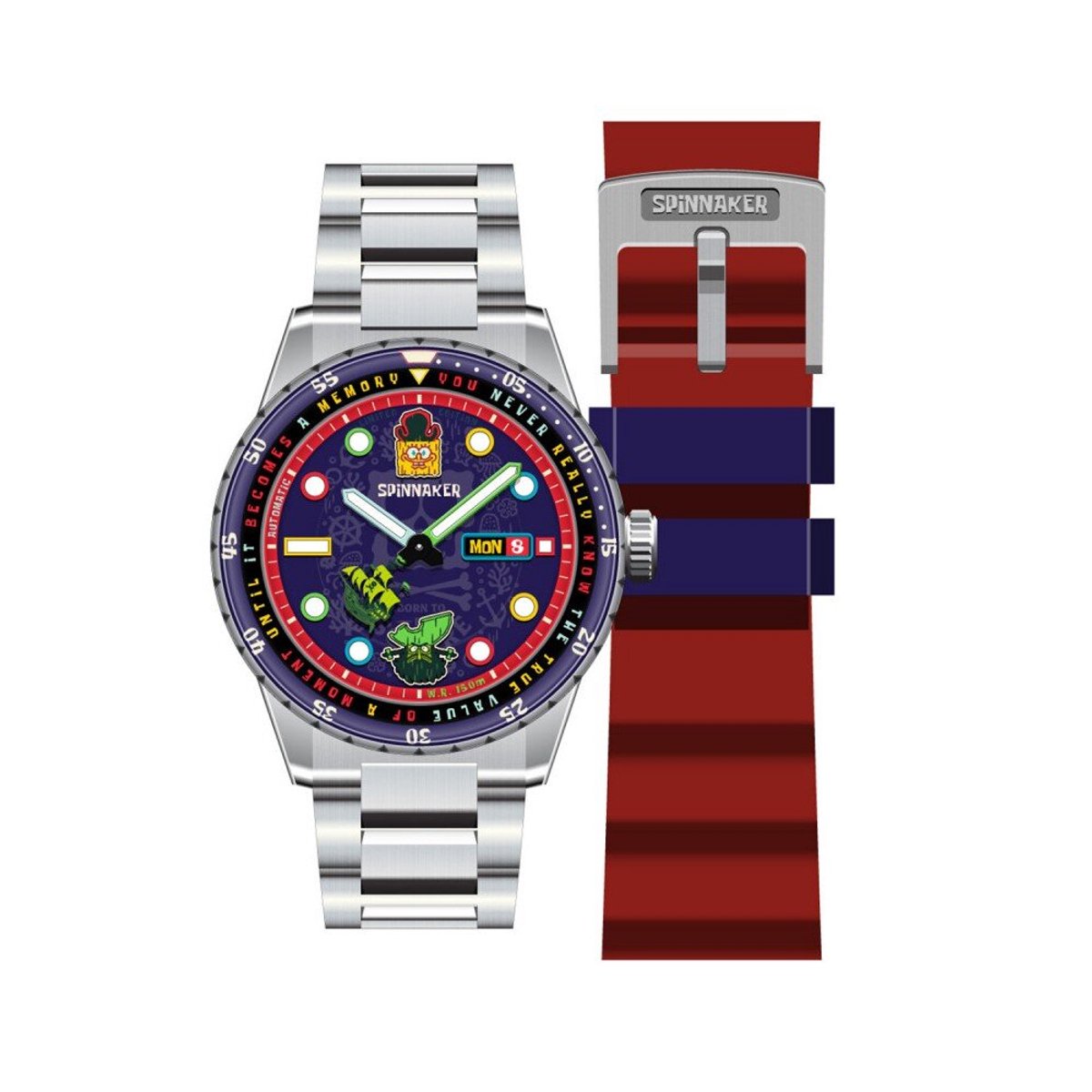 Spinnaker - SP-5171-22 - Polshorloge - Heren - Automatisch - Hass