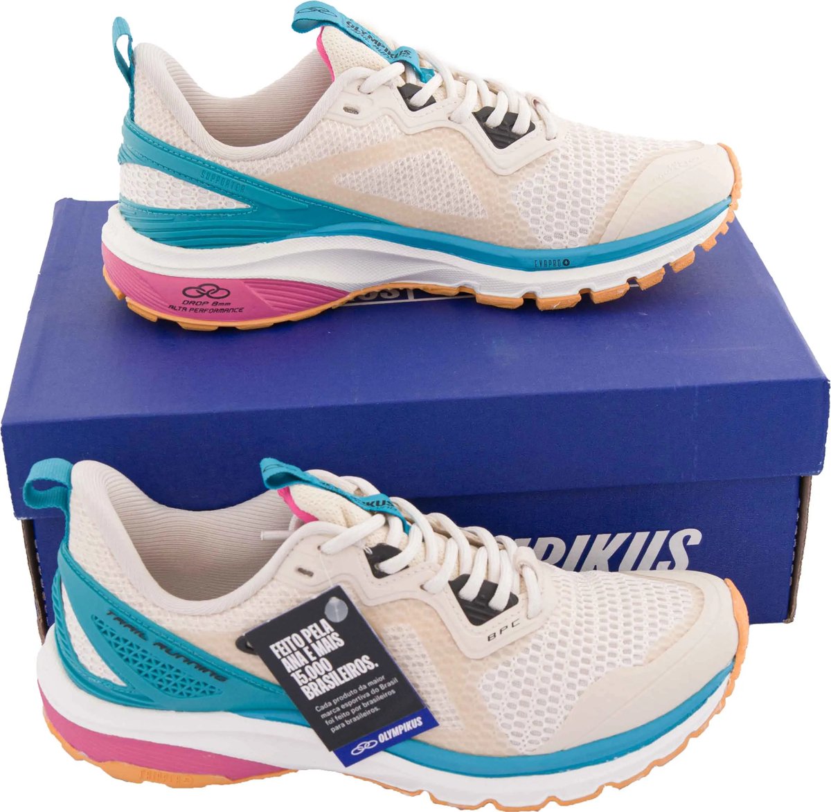 Damesschoenen Olympikus Bpc-823 Katoen/cianobruin - 40