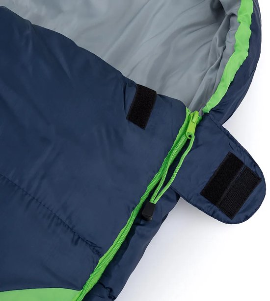 Kinderslaapzak Loap Goat Kid Blauw L-rits links van Merkloos — afbeelding 2