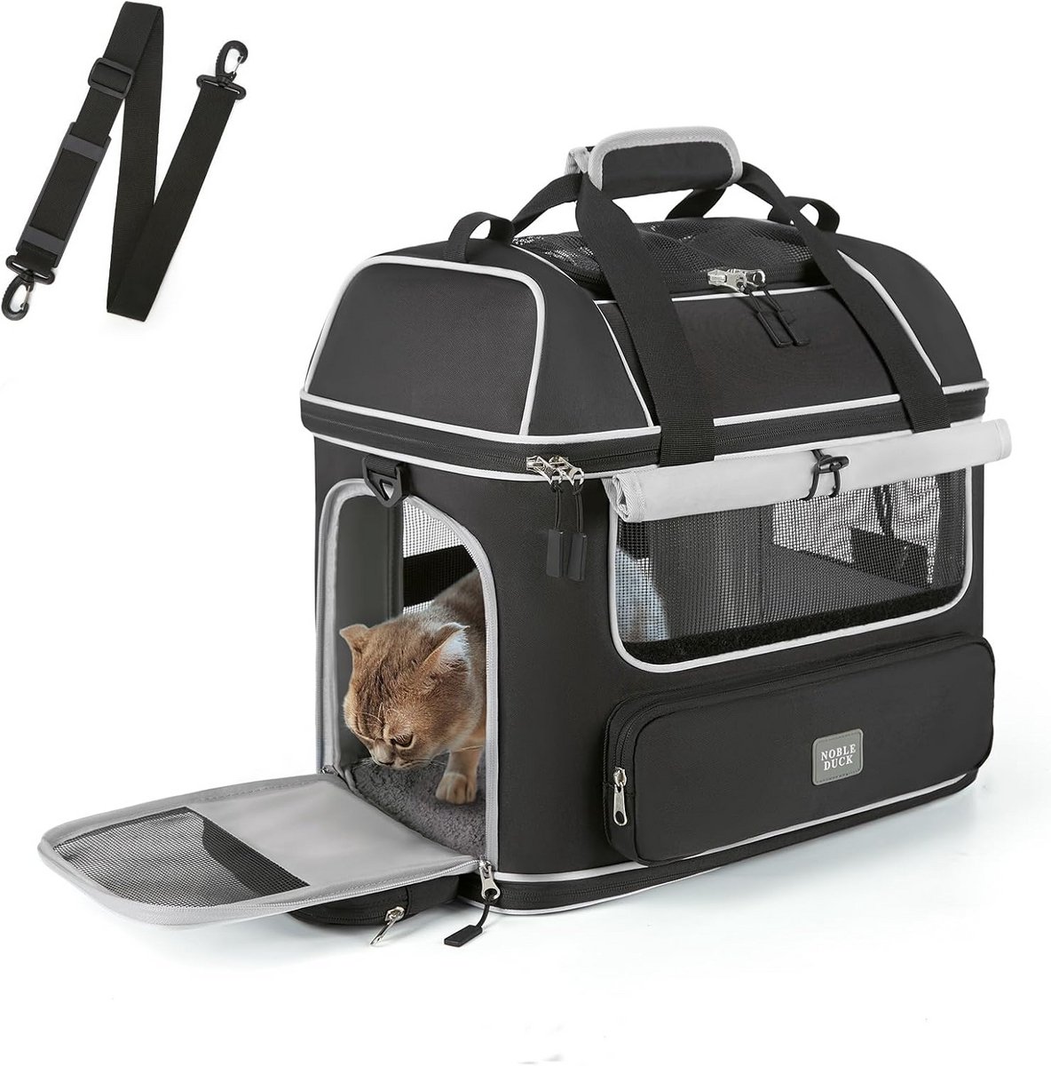 Ruime en opvouwbare reistas voor katten en honden tot 11 kg