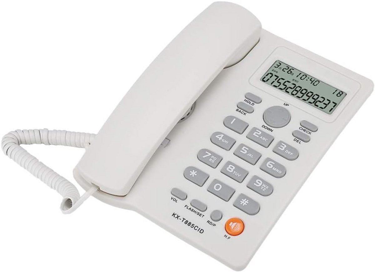 Vaste Telefoon met Nummerweergave en Handsfree Functie voor Thuis en Kantoor