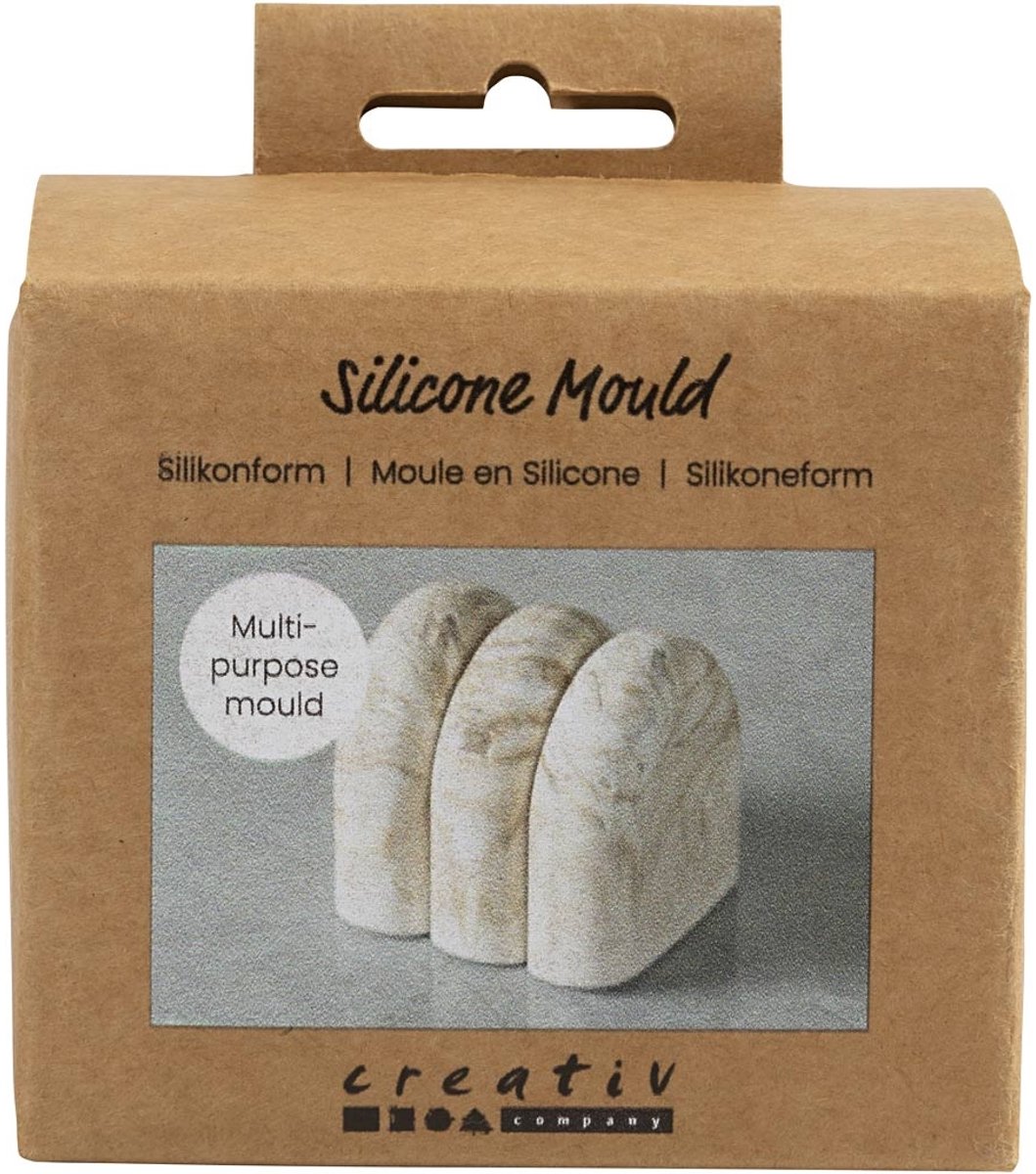 Creativ Company siliconen mal boogvorm voor gieten en knutselen.