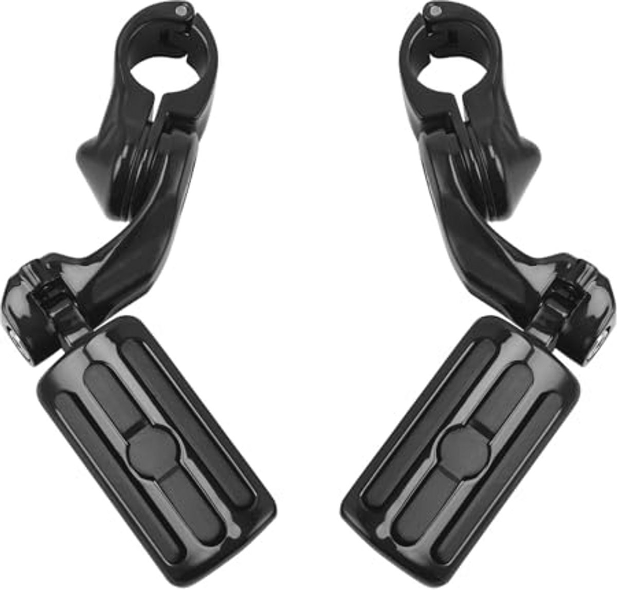 Zwarte 1.25" 3.2 cm Verstelbare Voetsteunen voor Motoren