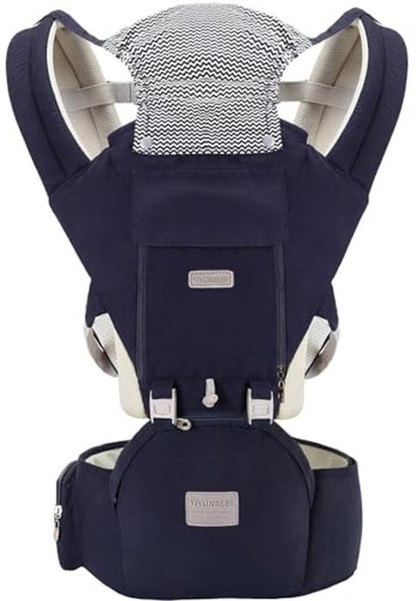 Draagzak Baby - Baby Houder - Comfortabel Dragen - Ergonomisch Ontwerp - 0-36 Maanden - Donkerblauw