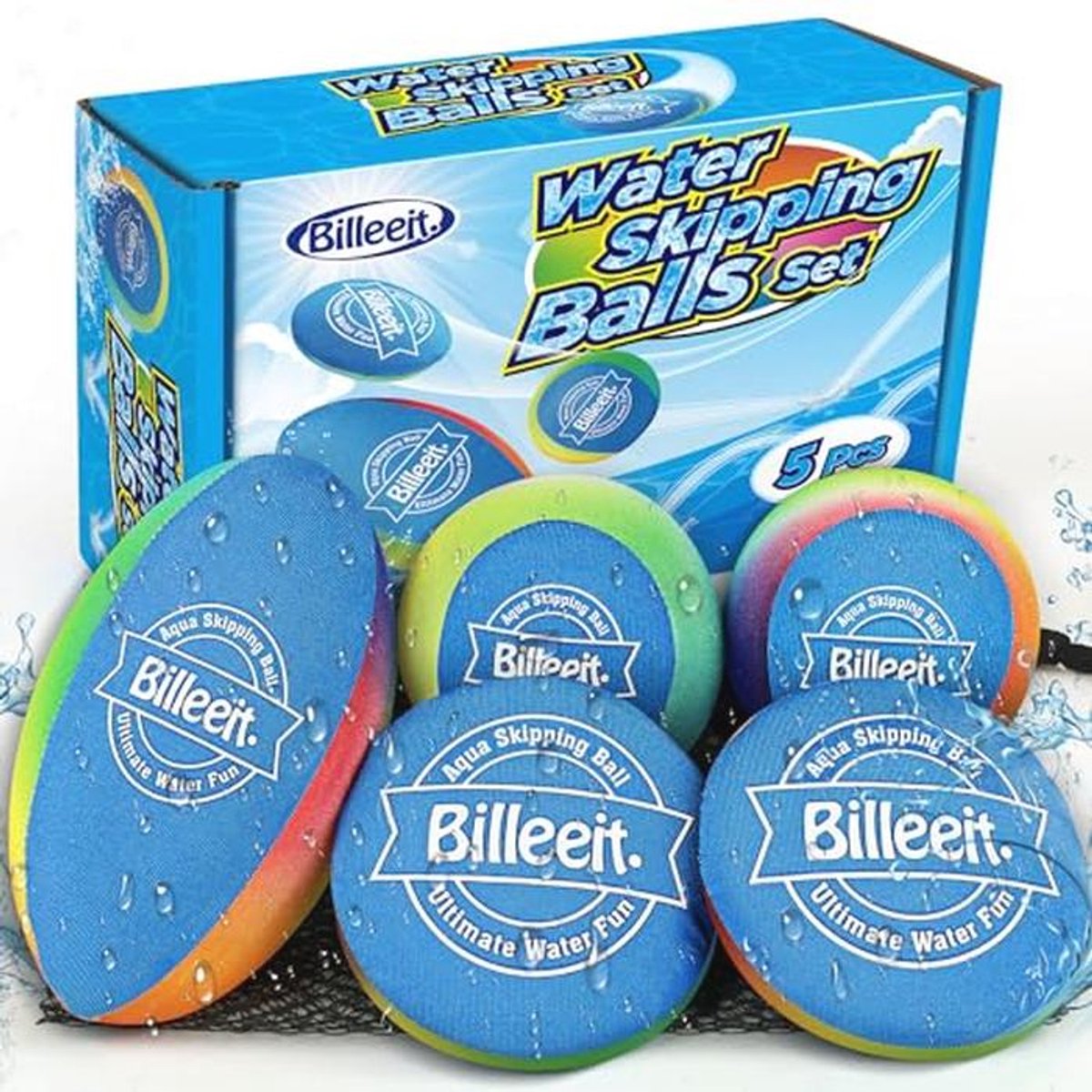 5 Waterspringballen voor Zwembadspelen - Leuk Strandspeelgoed voor Kinderen en Volwassenen