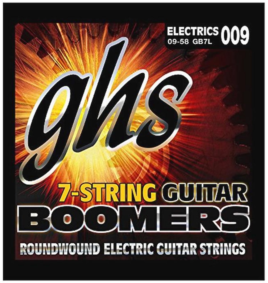 Boomers GB7L Snaren voor Elektrische Gitaar