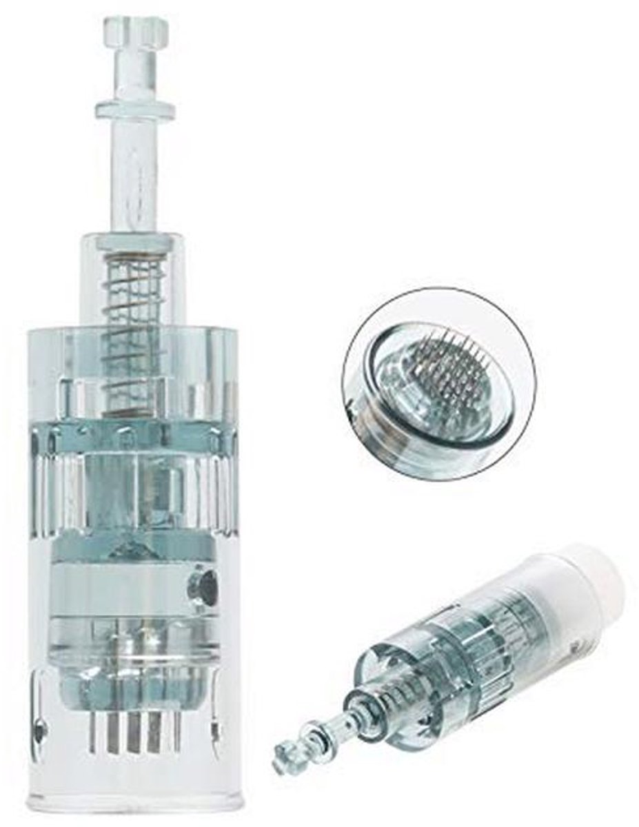 Microneedling Pen Cartridges 36 Pins voor Gezicht en Lichaam - 10 Stuks/Pak