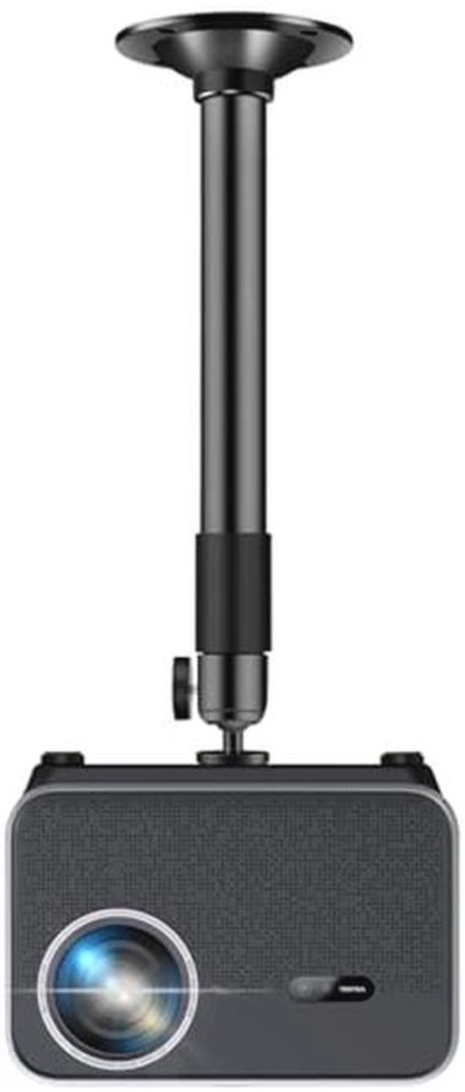 Universele 360° Kogelkop Projector Wandmontagebeugel - Maximaal Draagvermogen 5kg - Mat Zwart