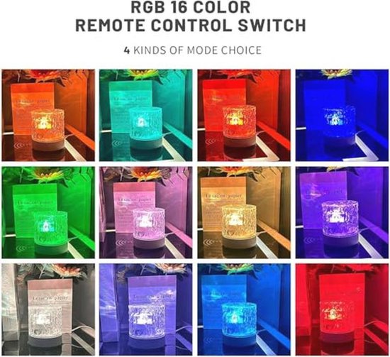 Plafondprojector met 16 kleuren en afstandsbediening - Roterend nachtlampje voor slaapkamer en kinderkamer — afbeelding 2