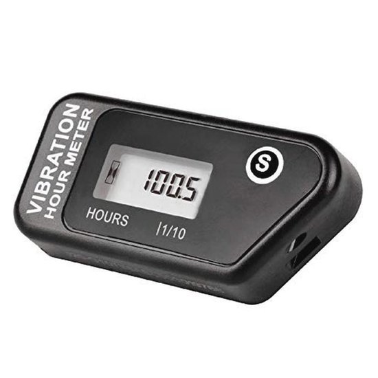 Yooreal Digitale Urenteller & Toerenteller - Waterdicht IP68 Voor Motor, Kettingzaag, Tractor, Generator & ATV