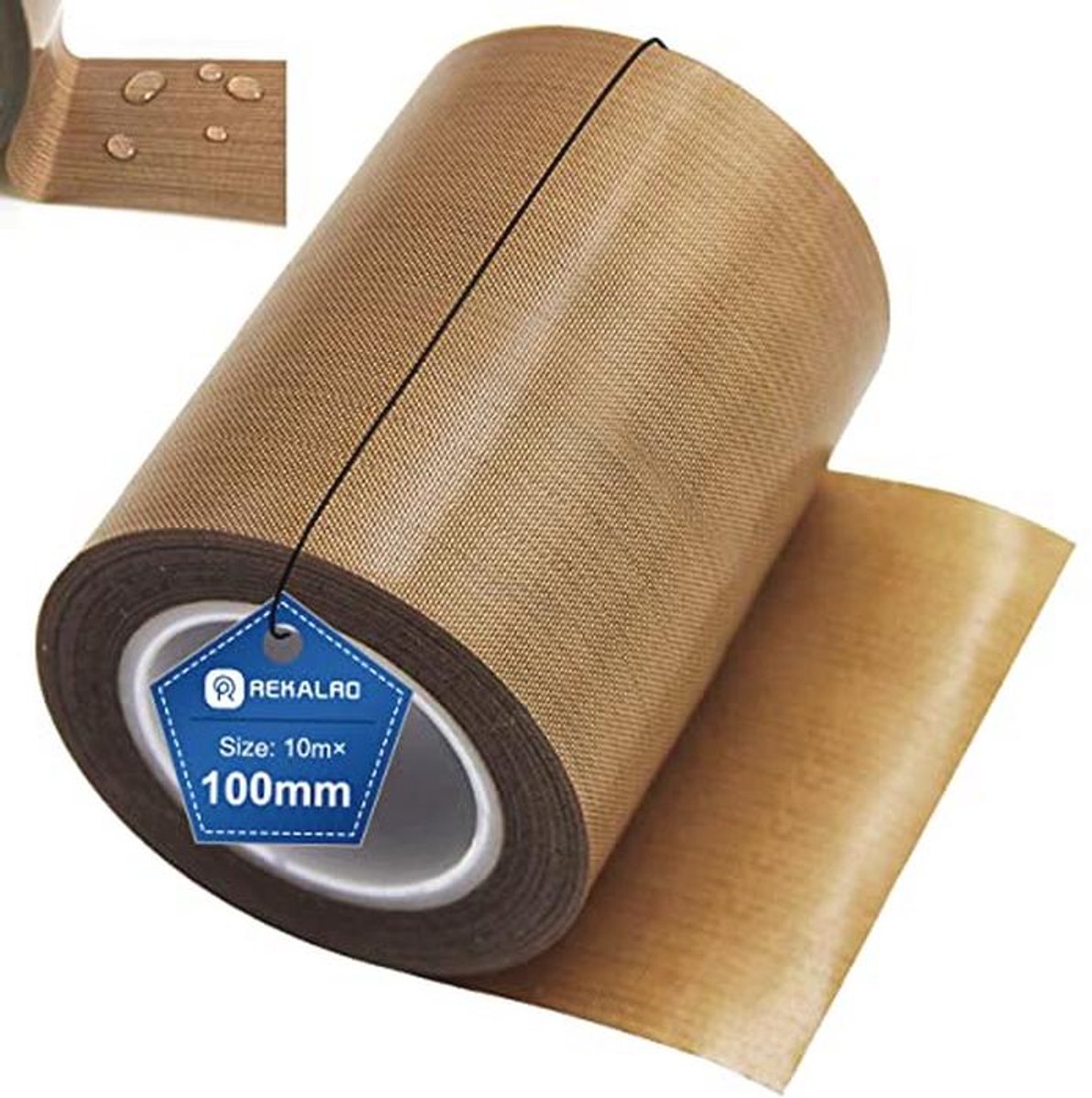 Hoge Temperatuur Teflon Plakband voor Isolatie en 3D-Printer - 100 mm x 10 m