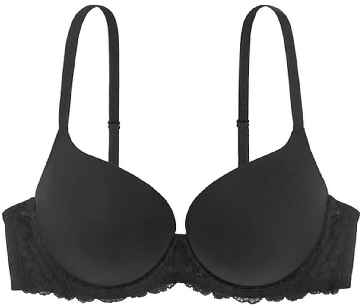 Super Push-up Beha Dames - Ondoorzichtig - 75B - Zwart
