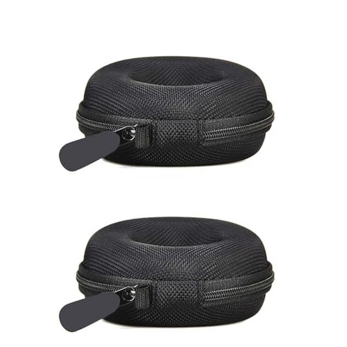 Draagbare Horlogedoos Organizer - 2 Stuks, Ronde Horlogeetui voor Reizen