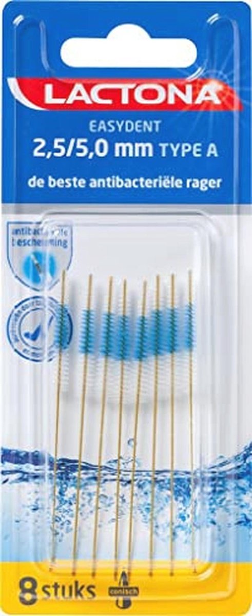 Tandenreiniger 2.5-5 mm zonder houdertje, 8 Stuk