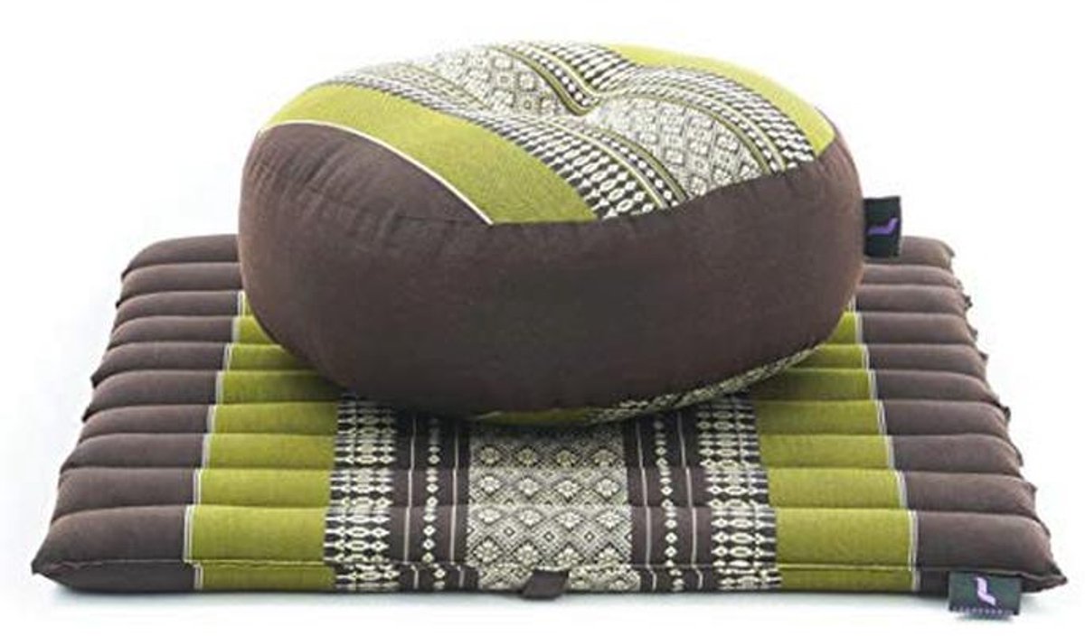 Meditatiekussenset met Zafu en Zabuton - Eco-Vriendelijk Kapok