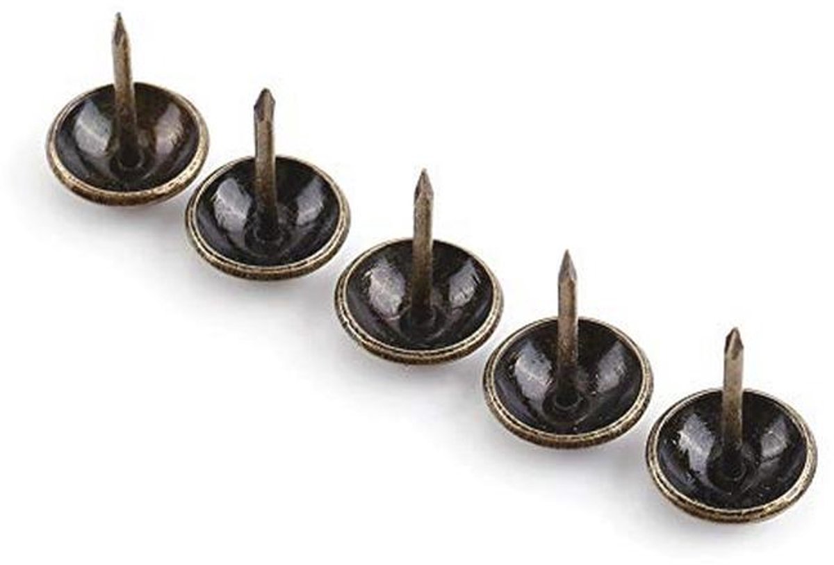 Decoratieve kopspijkers voor meubels - 100 stuks - 12 x 17 mm