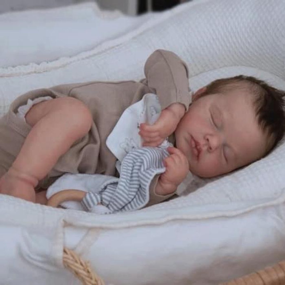 Reborn Pop 49cm Realistische Zachte Siliconen Baby Pop speelgoed